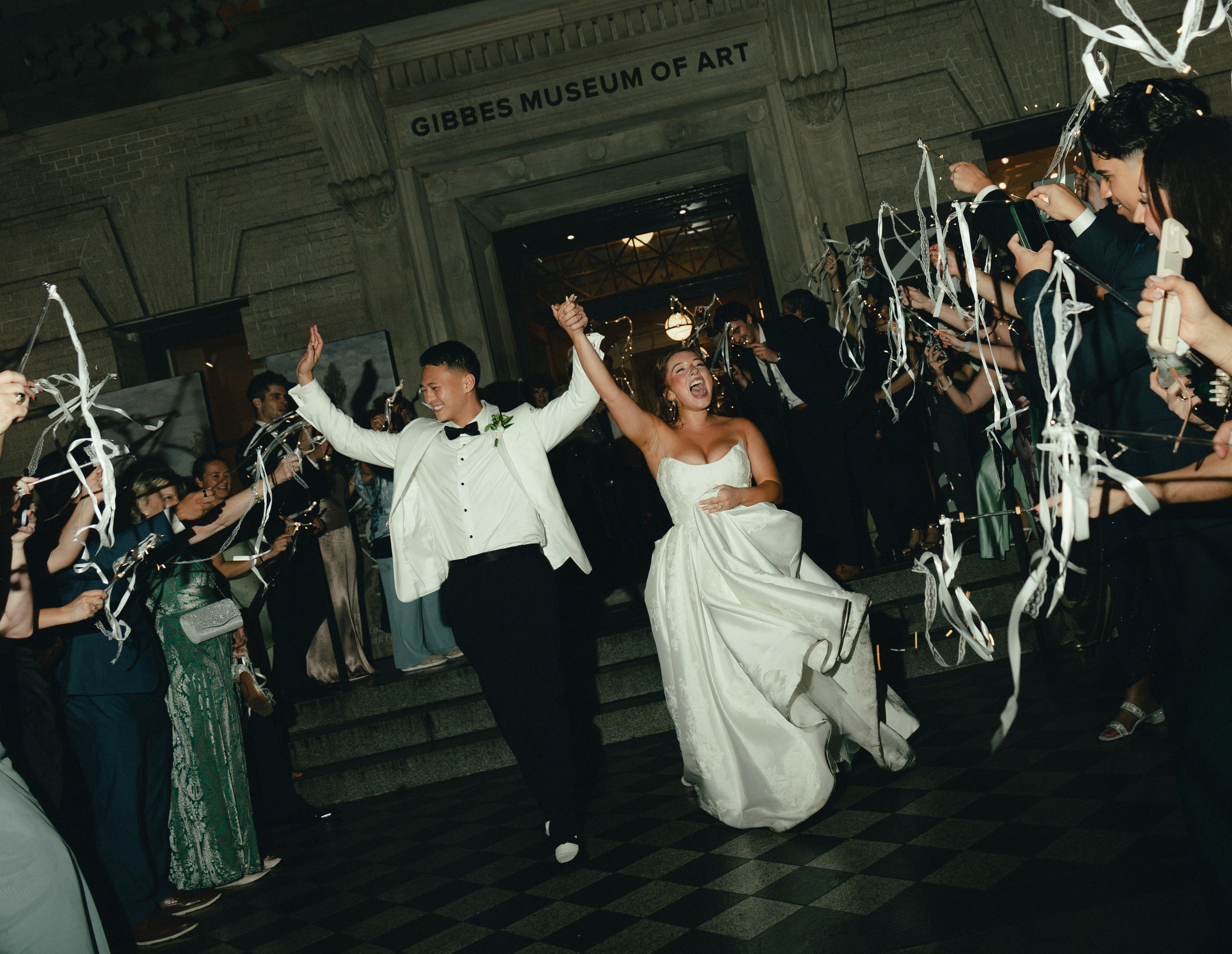 Wedding reception at the Gibbes Museum of Art in Charleston, SC